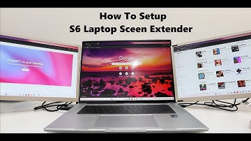 How to Connect the Cevaton S6 Laptop Screen Extender?