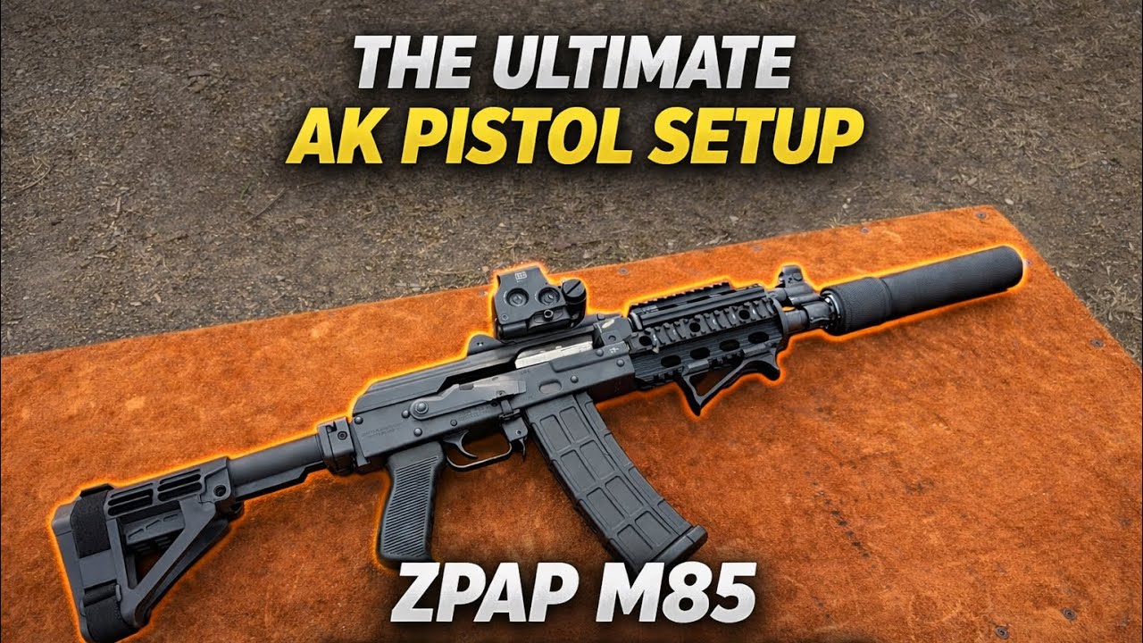 ZPAP M85 + VUK Suppressor — The Ultimate AK Pistol Setup - YouTube