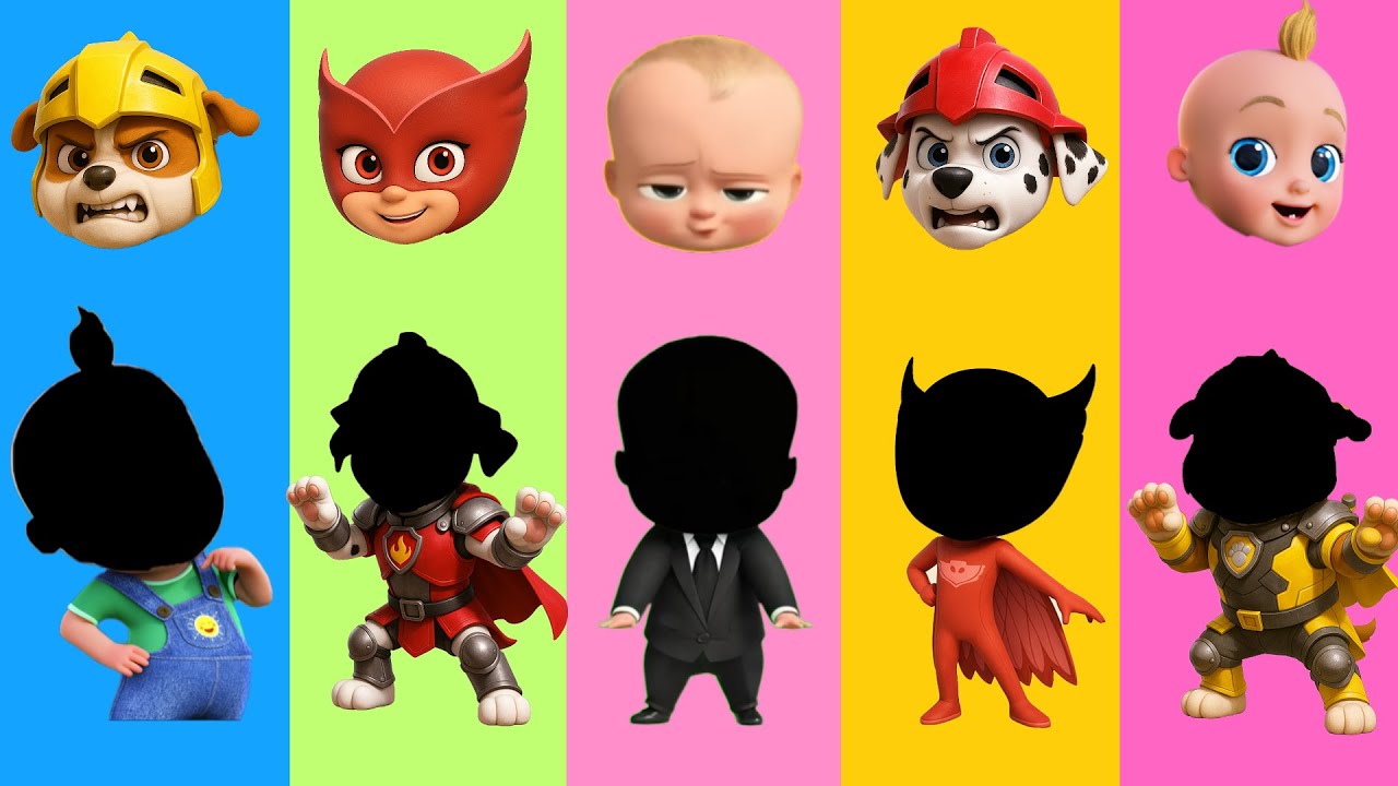 Wrong eyes👀 NEW EPISODES/ Loolo Kids x Rubble & Catboy -DAME TU COSITA Puzzle Wrong Heads