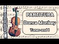 Dance Monkey - Tones and I - Partitura para Flauta Transversal, Oboé e Violino