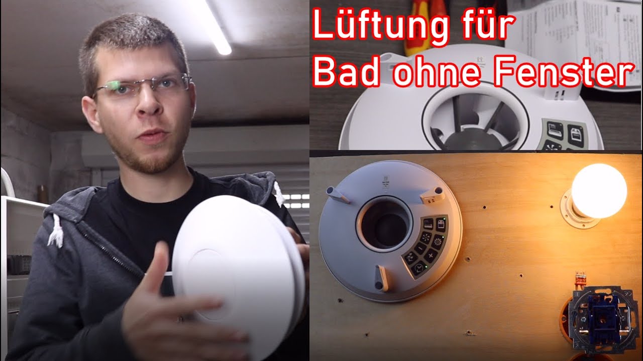 Lüftungssystem für Badezimmer installieren! ElektroM - YouTube