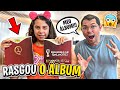 RASGUEI O ALBUM DA COPA DO PAPAI !!? OLHA A REÇÃO DELE !