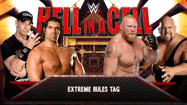 FULL MATCH  -  THE GREAT KHALI & JOHN CENA VS BROCK LESNAR & BIG SHOW