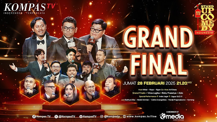 🔴 LIVE - Grand Final SUCI 11: Penentuan Juara Komika Virza, Rizky, Aldo