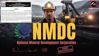 NMDC Management Trainee Recruitment 2026 🔥 | Through GATE 2026 | Short Notification Explained