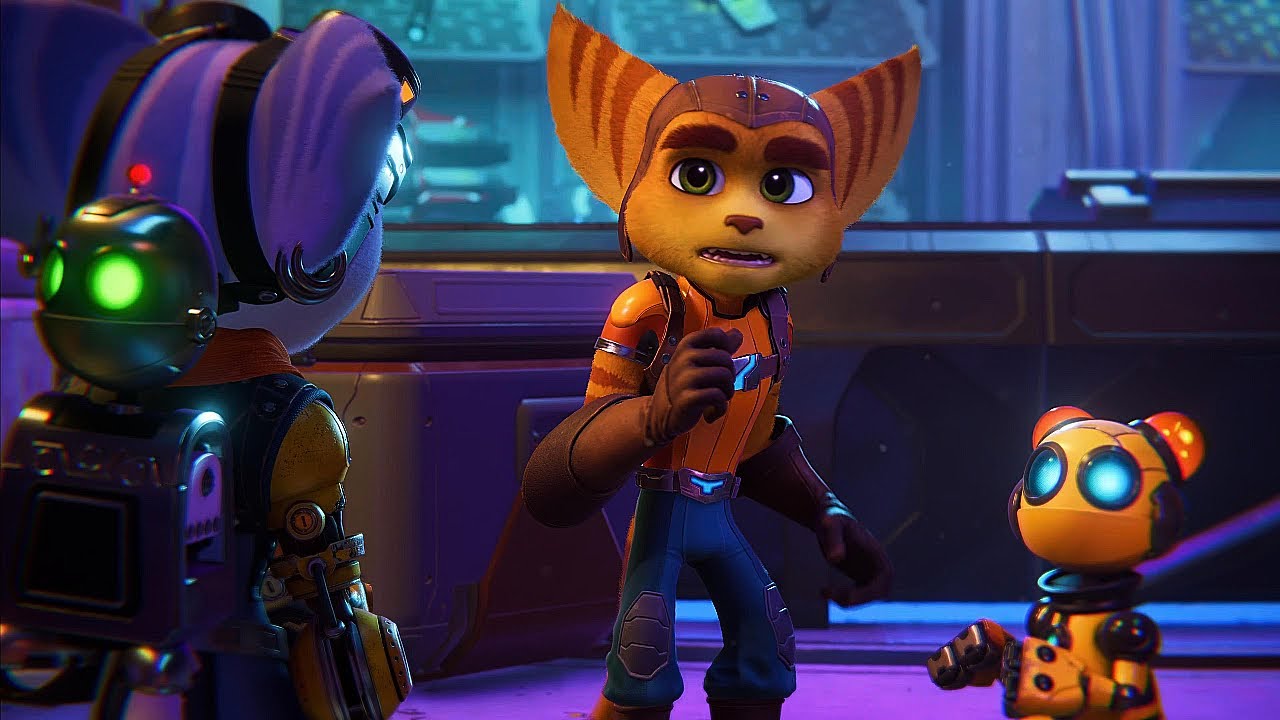 Ratchet Meets Rivet Scene - Ratchet and Clank Rift Apart PS5 - YouTube