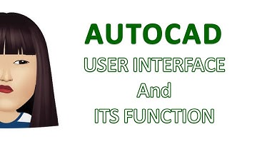 AutoCAD User Interface and Its Function | Drafting Teacher 2020