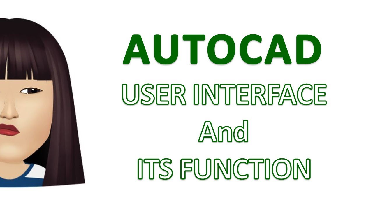 AutoCAD User Interface and Its Function | Drafting Teacher 2020 - YouTube