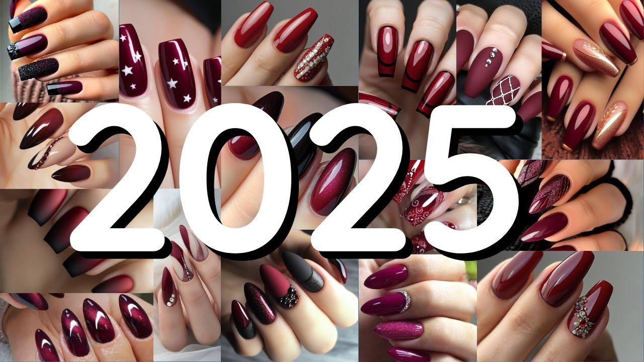 😱💯NEW Nd CLASSY Burgundy Nail Art Designs For Cute Ladies| Latest Wine Nail Designs Ideas To Rock