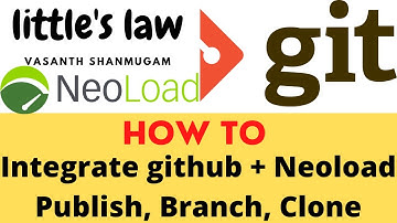 How to integrate Github with Neoload