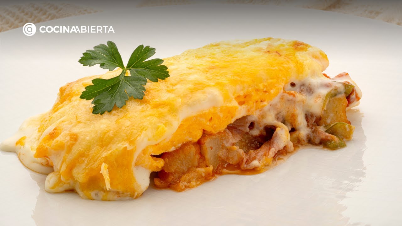 Tortillas alemanas estilo lasaña de Karlos Arguiñano: un plato gratinado increíble