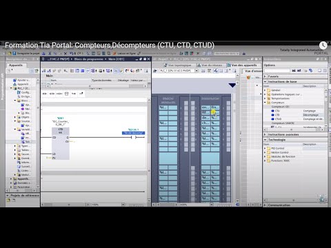 Formation Tia Portal  Ep 4 : Compteurs,Décompteurs (CTU, CTD, CTUD)