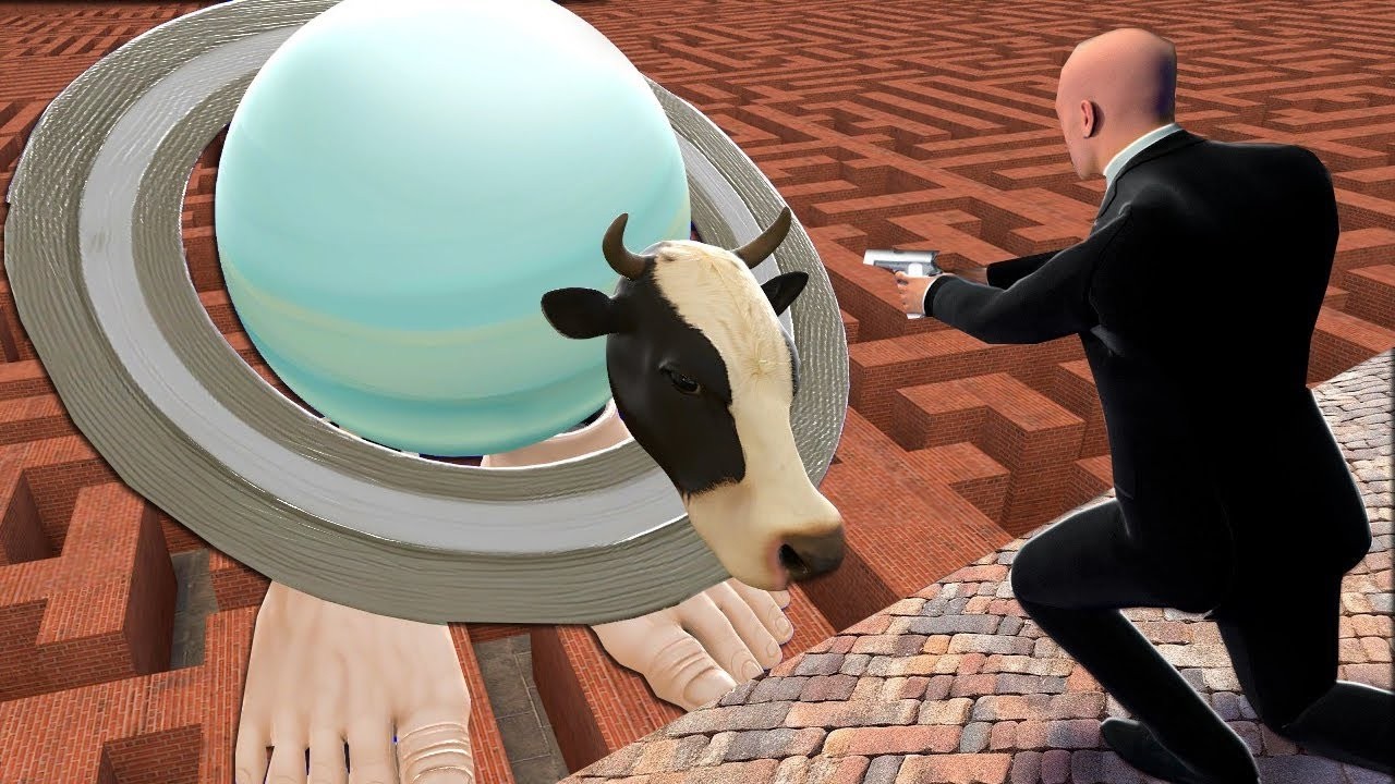 PODEMOS DERROTAR *VACA SATURNO SATURNITA* como CAÇADORES DE SCP !! - GARRY'S MOD