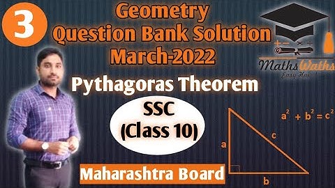 SSC 2025 Maths Question Bank Solution || Geometry || Pythagoras Theorem Part 3 || By Tabrez Sir