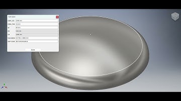 Pressure Vessel Dish End With I-logic In Inventor Autodesk