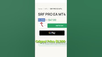 SRF PRO EA MT4  #automatedtrading #forextrading #trading #cryptocurrency #ea99store