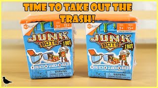 Hexbug Junkbots Bot Pack Opening! Unlock Search Build | Birdew Reviews