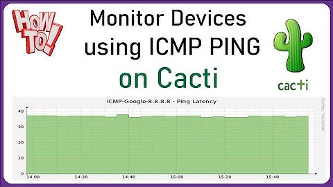 How to Monitor Device Using ICMP PING on Cacti Monitoring Tool