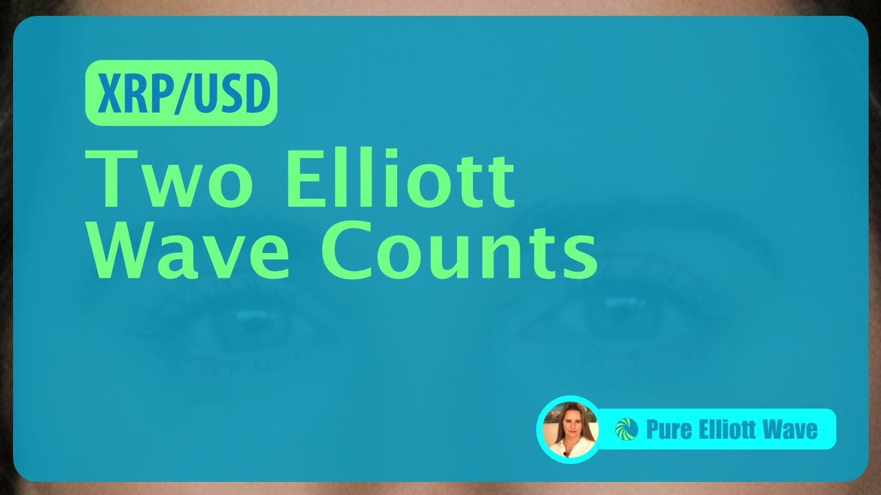 XRPUSD: Two Elliott Wave counts.