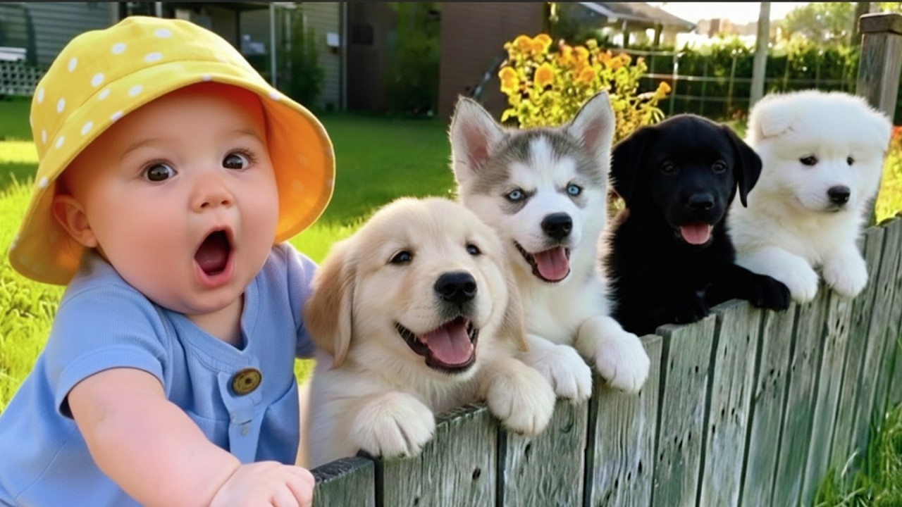 Funny Babies and Dogs: A Match Made in Heaven!