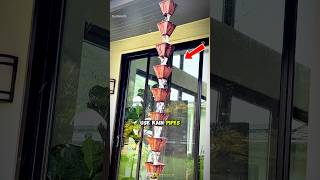 Why Japanese Homes Use CHAINS Instead of Pipes #shorts #DidYouKnow #LifeHack #Genius #japan