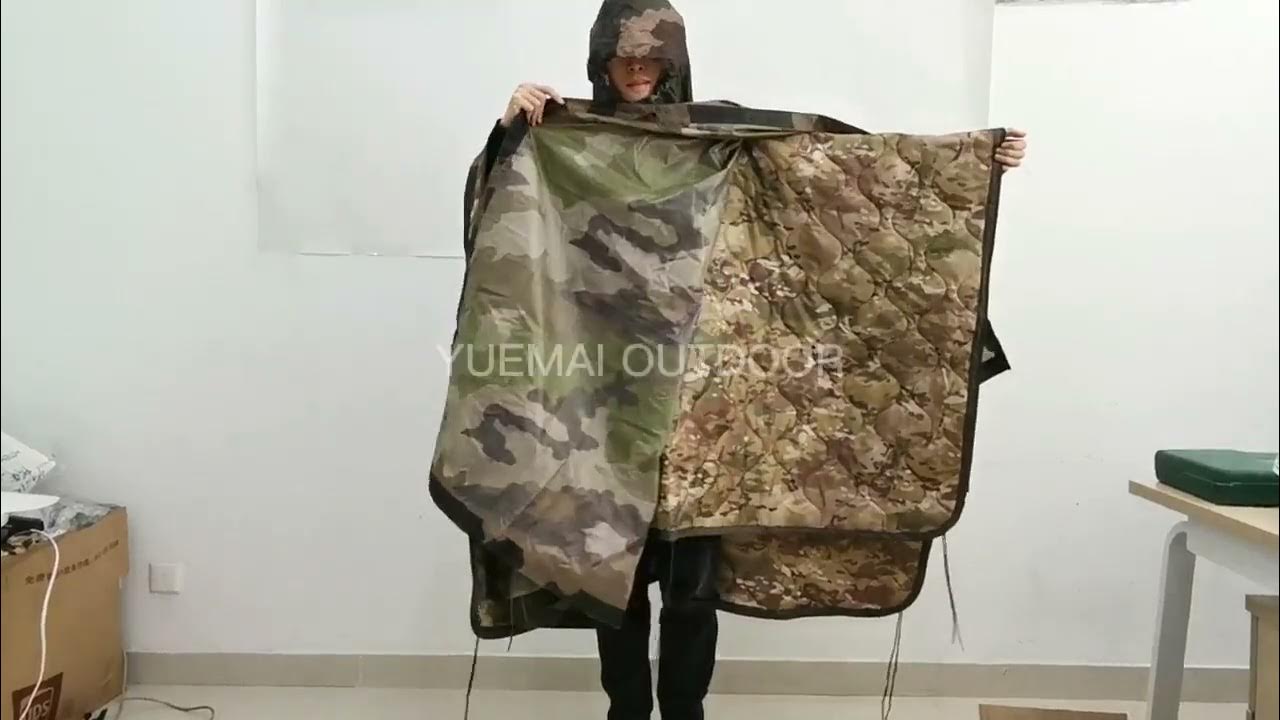 How to Use a Poncho Liner/Woobie Blanket? YouTube
