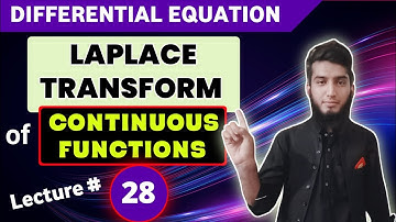 Laplace Transform of piecewise continuous functions | Differential Equations | Concept & Examples
