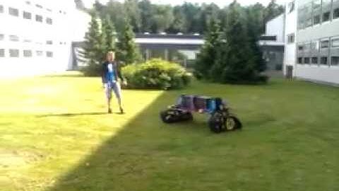 WiiMote controlled stress test of the mechanics of the Armadillo robot