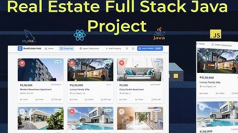Learn & Build Java Full Stack + AI, Real Estate Management Project Using Spring, React, MYSQL