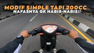 Test Ride Mio Nutrisari Jeruk 200cc 25 HP || SPEEDOMETER SAMPAI MENTOK !!