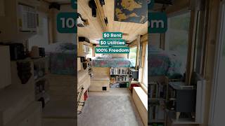 His off-grid truck camper is easy living! #shorts