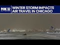 Northeast winter storm impacts air travel in Chicago