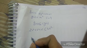 Big oh notation- lecture5/ADA