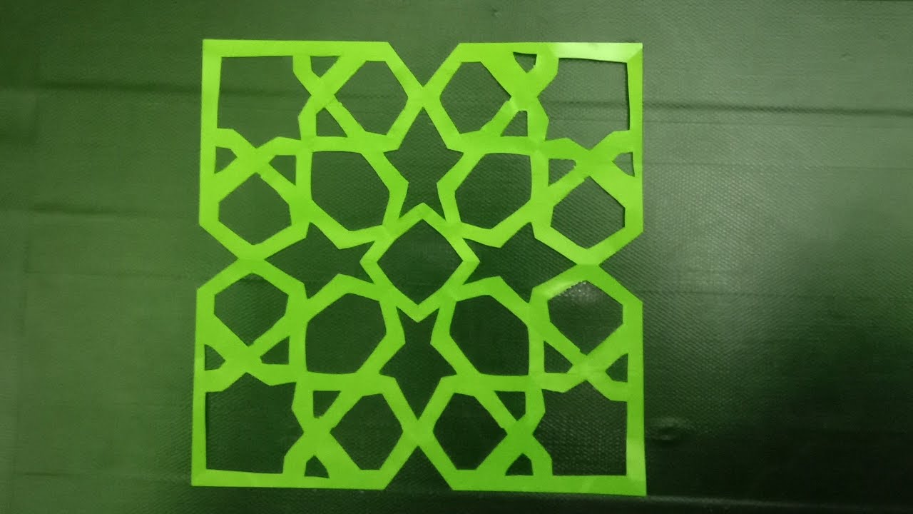 SENI KERTAS / PAPER ART part 003 MODEL ISLAMI