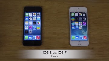 iOS 8 vs. iOS 7 - Review