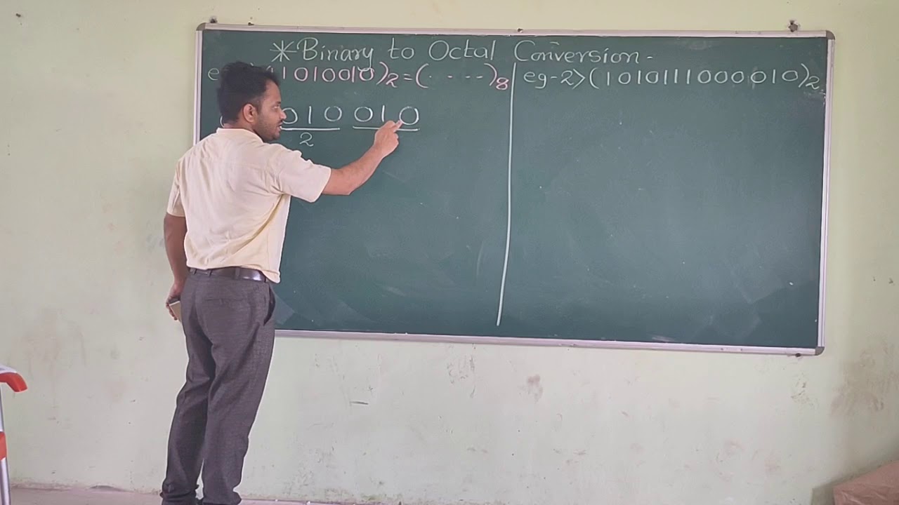 BINARY TO OCTAL CONVERSION - YouTube