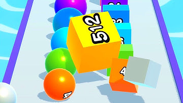 Ball Run 2048 Merge Number ! MAX LEVELS Gameplay Walkthrough New Update Part 479 android, ios