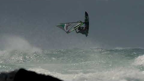 Graham Ezzy Planing Forward Loop Maui Windsurfing