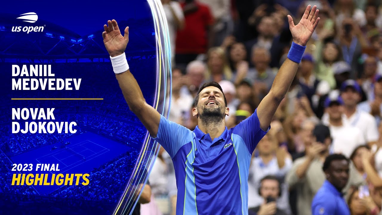 ⁣Daniil Medvedev vs. Novak Djokovic Highlights | 2023 US Open Final