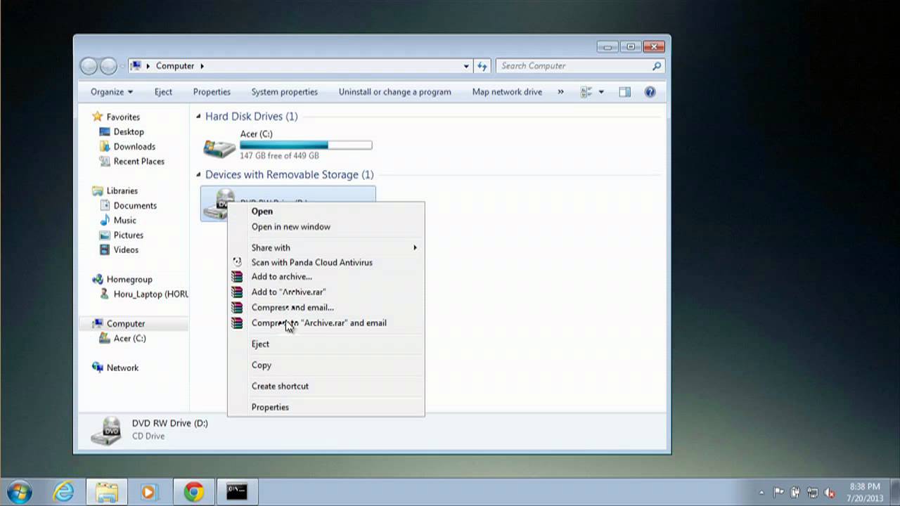 How to Open the CD Player on an Acer Laptop : Windows 7 & More - YouTube