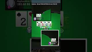 Kayhan had a slight hit of anger after this hand (vs. Linus Loeliger) #highstakespoker #pokerlife