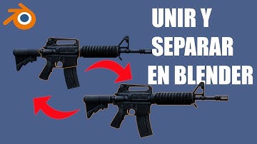 Cómo unir y separar objetos en Blender - Tutorial para agrupar distintos meshes