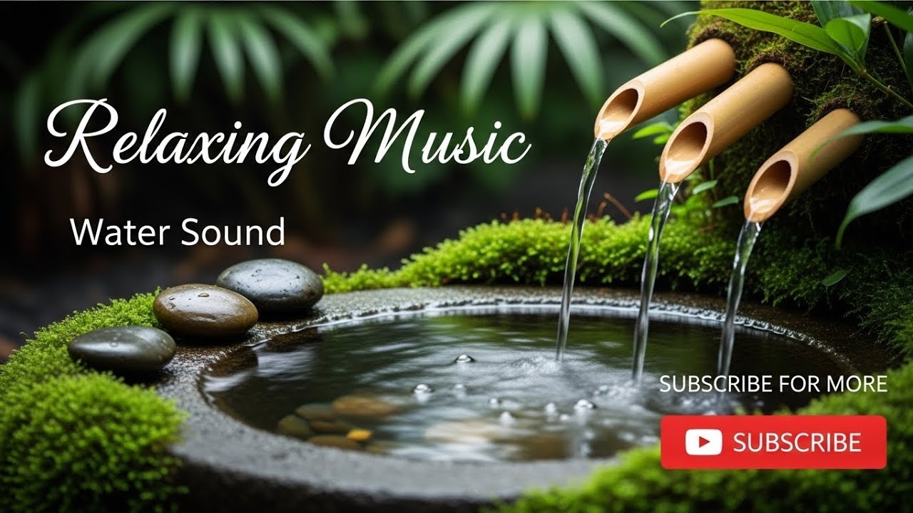 Soothing Relaxation Music, Relaxing Piano Music🌿Sleep Music, Water Sounds🎵Relax Music, Meditation.