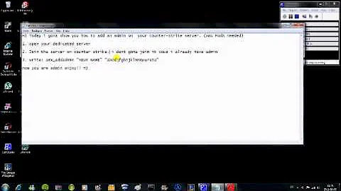 How to add admin on Amxmodx