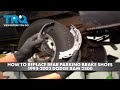 How to Replace Rear Parking Brake Shoes 1994-2002 Ram 2500