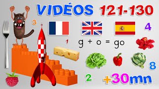 Foufou - Apprendre aux enfants tout en s'amusant (Learn with Fun For Kids - Videos 121-130) 4k