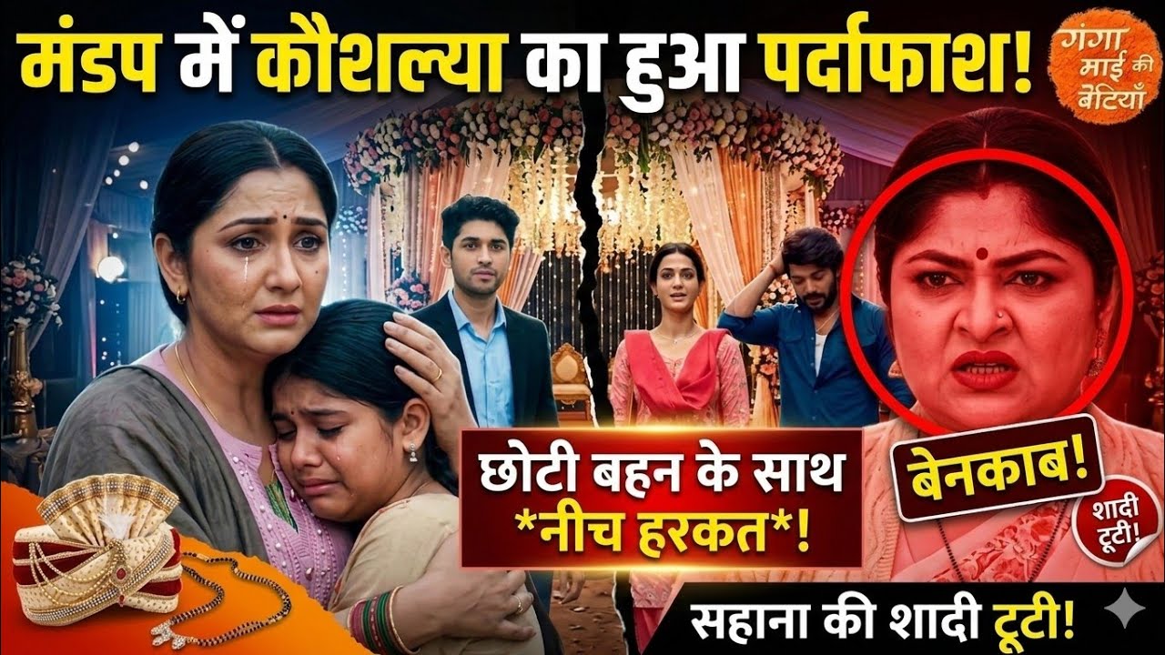 स्नेहा की छोटी बहन के साथ हुई नीच हरकत मंडप में हुआ कौशल्या का पर्दाफाश टूटी सहाना को शादी 