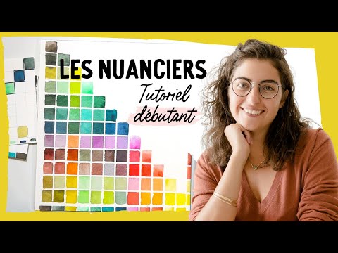 Technique aquarelle: faire un nuancier [2021]