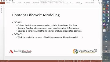 SharePoint 2013 Records Management course modules overview