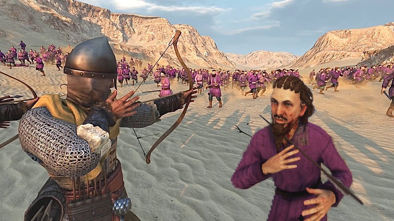 1000 looters vs 99 archers | Mount & Blade 2 Bannerlord